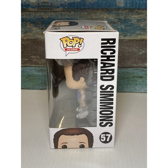 Funko Pop! Icons Richard Simmons 57 Vinyl Figure Nostalgia Sweatin to the oldies - Picture 2 of 9